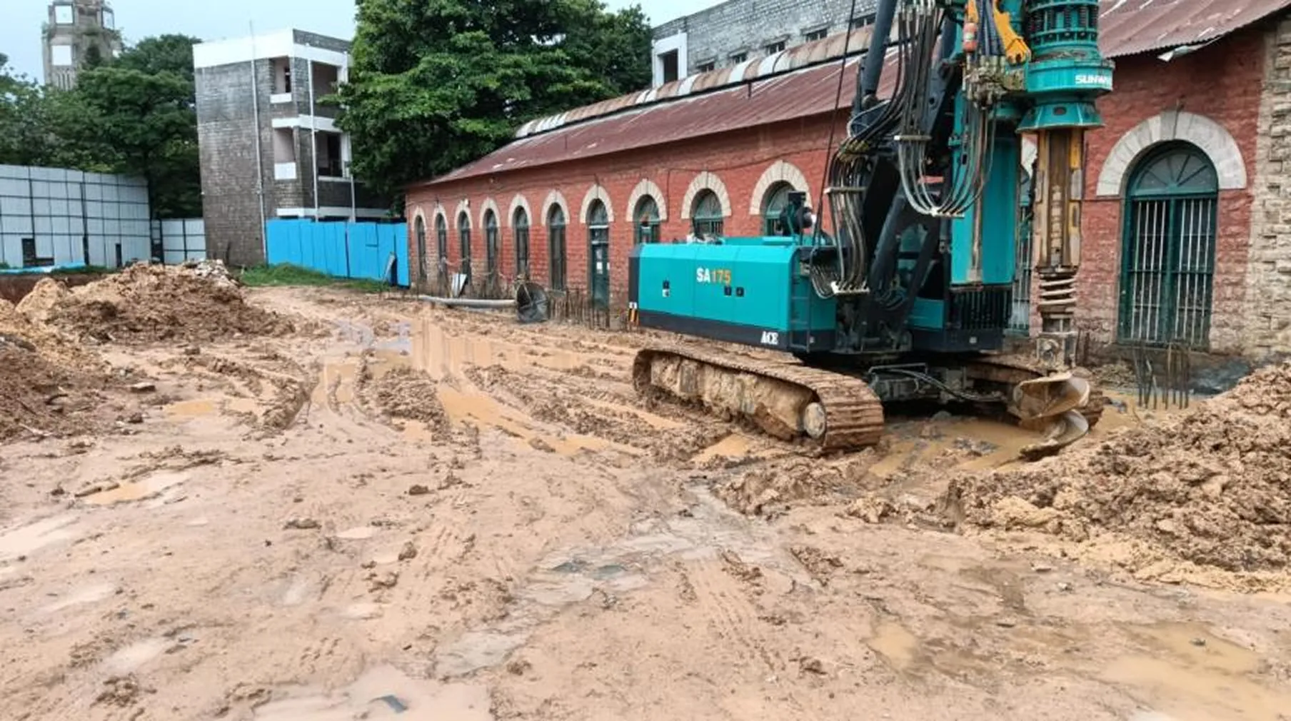 Mass Excavation and Touch Pile work at UVCE College - Image 1